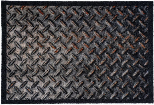 Sdim Entrance Mat Carpet Non-Slip Backing Mondial 776 Metal 40x60cm Thickness 8mm