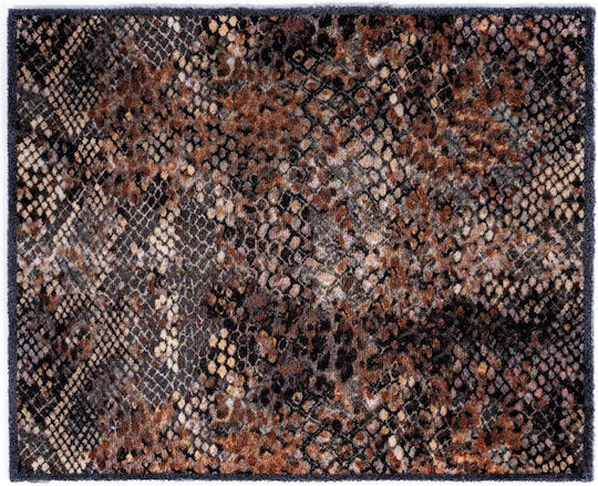 Sdim Entrance Mat Carpet Non-slip Backing Walk & Wash 948 Snake 67x80cm Thickness 8mm