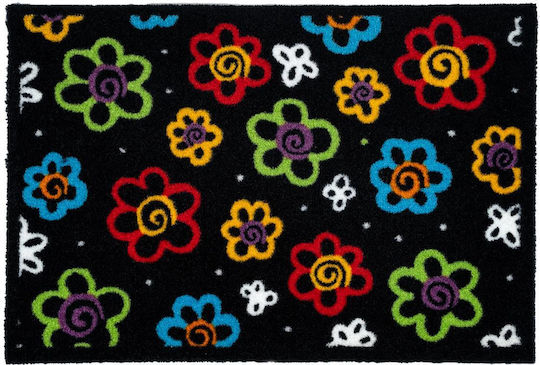 Sdim Eingangsmatte Teppich Rutschfeste Unterlage Ambiente 007 Blumen 50x75cm Dicke 8mm