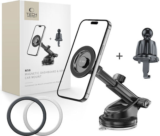 Tech-Protect Auto Handyhalterung mit Magnet MagSafe Schwarz