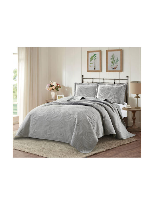 Liolios Home Ibiza Σετ Μαξιλαροθήκες Grey 50x70εκ.