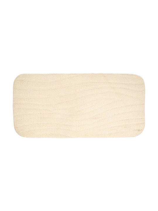 Sdim Non-Slip Bath Mat Microfiber 801-50100-WH White 50x100cm