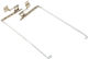 Hinges Bracket Set Toshiba Satellite L500 L505 Am073000300 Am073000400 Am073000500 Am073000600 Code 1-hng0061