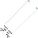 Hinges Set for Toshiba Satellite M305-s4848 M305-s4860 M305-s49052 M305-s4907 M305-s4910 M305-s4915 M305-s4920 M305-s49201 M305-s49203 M305-s4990e M305-s4991e M305-sp4901a Code 1-hng0049
