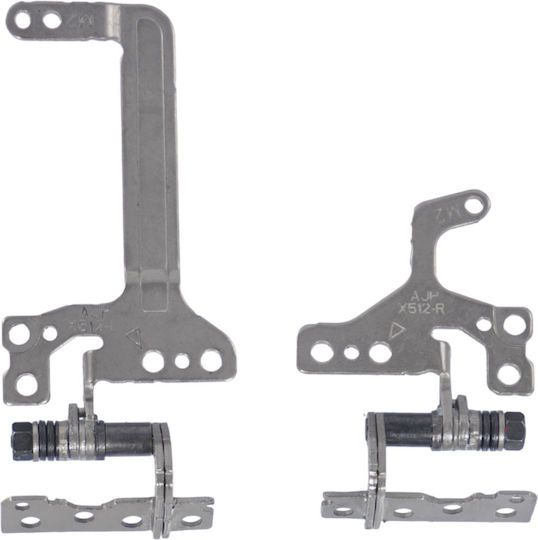 Hinges Bracket Set Asus Vivobook 15 X512da X512dk X512fa X512fb X512fj X512fl X512ja X512jf X512jp X512ua X512ub X512uf 13nb0ka3m06111 13nb0ka3m07111 OEM Code 1-hng0424