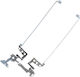 Μεντεσέδες Hinges Bracket Set Toshiba Satellite C50-b C50d-b C55-b C55d-b Type B Κωδ.1-hng0416
