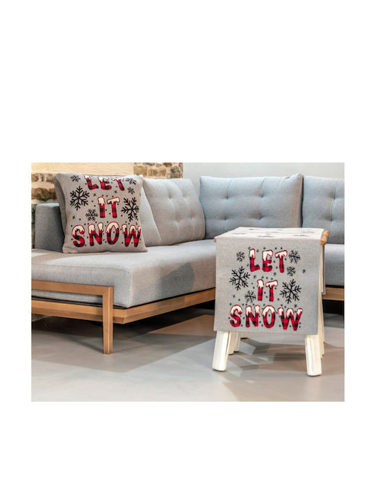 Liolios Home Christmas Decorative Pillow Square 50x50cm