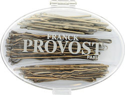 Franck Provost Απλά Τσιμπιδάκια Μαλλιών Καφέ 60τμχ