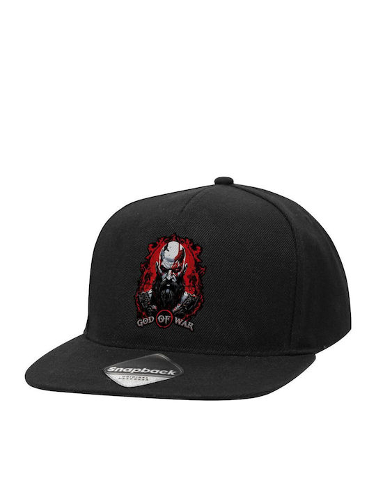 God War Erwachsene Flache Snapback-Kappe Schwar...