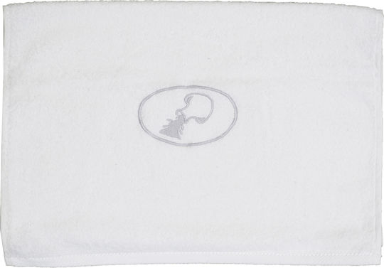 Viopros Viopros Facecloth Aquarius 50x100cm White Weight 480gsm