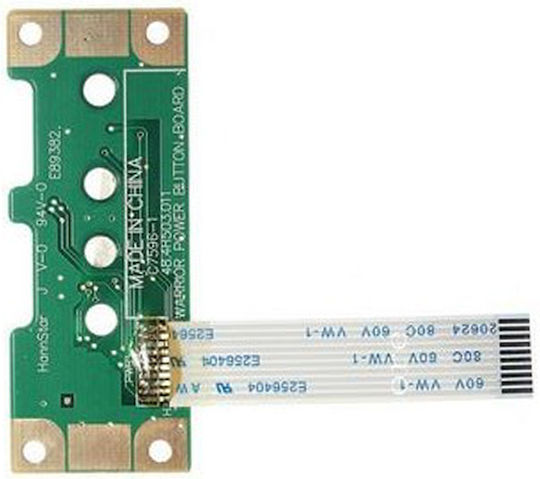 Power Button Board Power Button Board Cable Hp Compaq G70 G60 G50 Presario Cq50 Cq60 Cq70 48.4h503.011 Oem Κωδ.1-brd104