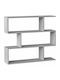 Bookcase Gray 97x110x24cm