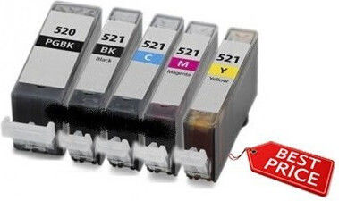 Συμβατο Multipack Eco Canon Pgi-550xl & Cli-551xl Bk Pbk C M Y Pgi550 Cli551 550 551 Set 5 Μελανια Ip 7240 Mg 5450 Mg 5550 Mg 6350 Mg 6450 Mg 7150 Mx 925 Ip 7250 Ip7240 M