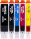 1 Komplettsatz 5 Stück Kompatible Neue Tinte Canon Pgi580xl Pgi-580xl Schwarz 28ml + Cli581xl Cli-581xl Foto Schwarz Cyan Magenta Gelb *13ml Pixma Tr7550 Can Pixma Ts6150 Ts6151 Pixma Ts8150 Ts8151 Ts8152 Pixma Ts9150 Ts9155