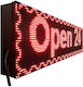LED Beschriftung Einseitig Wasserdicht 100x20cm