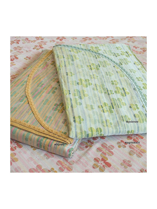 Κουβερλί 170x275 Ζακάρ Doris Made In Italy Πράσινο