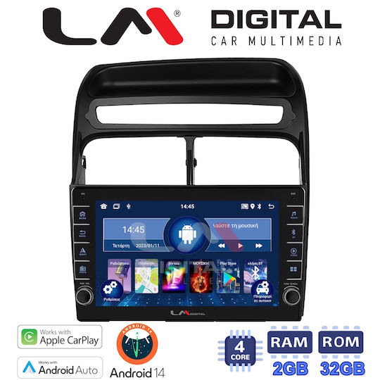 LM Digital Auto-Audiosystem für Fiat Großer Punkt / Linie 2005 > 2017 (Bluetooth/USB/WiFi/GPS/Apple-Carplay/Android-Auto)