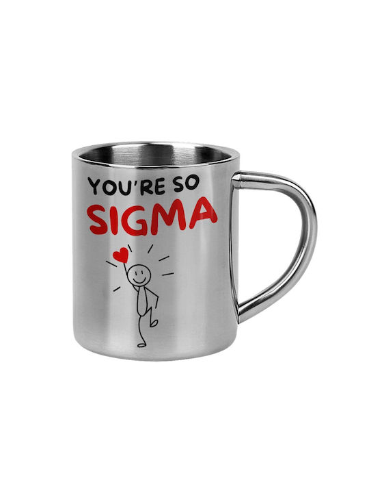 Sigma Свети Валентин Двустенна Чаша от Неръждае...