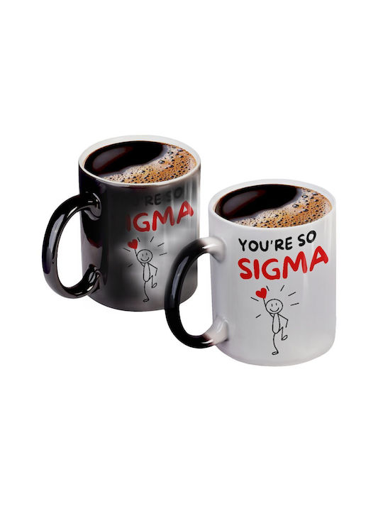 Валентинова магическа керамична чаша Sigma 330m...