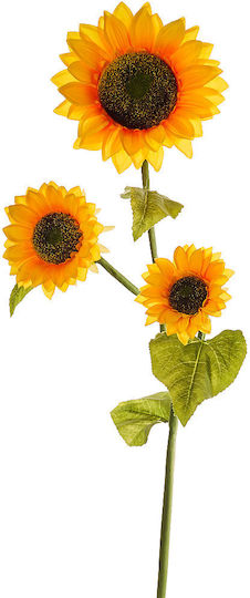 Fabric Sunflower Branch 120cm A31046