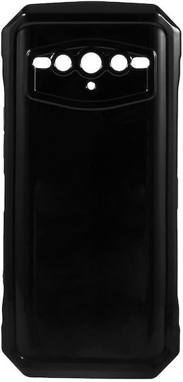 Doogee Umschlag Rückseite Silikon Schwarz (Doogee V30)