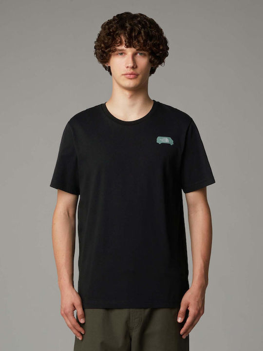 T-shirt Μαύρο
