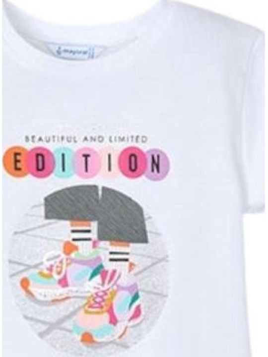 Mayoral Παιδικό T-shirt Λευκό