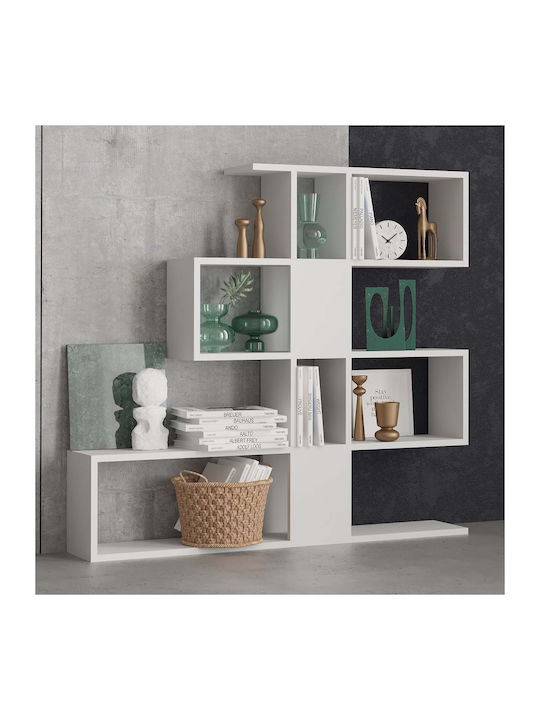 Βιβλιοθήκη A-g Karlin White 120x20x109εκ.