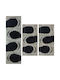 Koulis Carpets Σετ Μοντέρνα Χαλιά Κρεβατοκάμαρας Silver 54-104 3τμχ