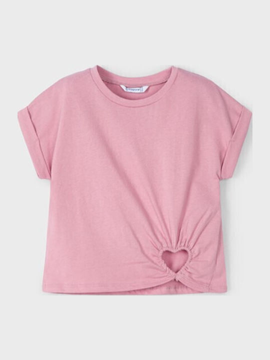 Kids Top Short-sleeved Pink