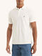 Polo Short Sleeve White Blouse