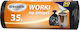 Jan Niezbędny Trash Bags for the Garden Capacity 35lt Grosik Worki Na Śmieci 50pcs Black