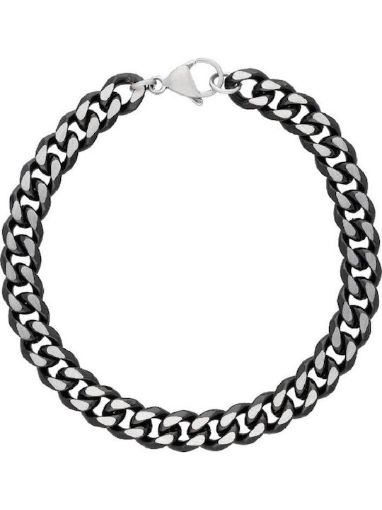 Liska Ανδρικό Βραχιόλι από Ανοξείδωτο Ατσάλι 20.5cm