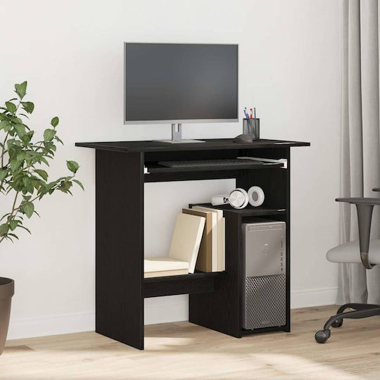 Schreibtisch Holz Black Oak 80x45x74cm