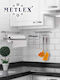 Metlex Wandmontage Metallisches Regal 28x13cm 10 Stück Silber
