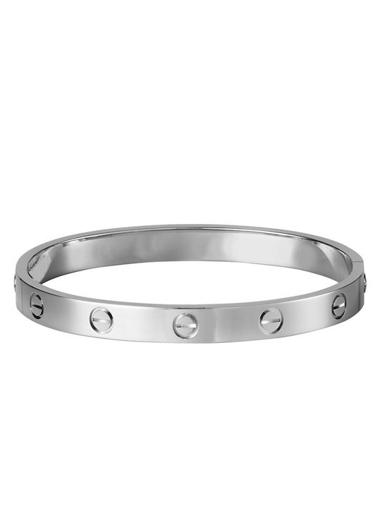 Theodora's Jewellery Ανδρικό Βραχιόλι Χειροπέδα από Ατσάλι Theodora's Jewellery Ανδρικό Βραχιόλι Χειροπέδα από Ατσάλι