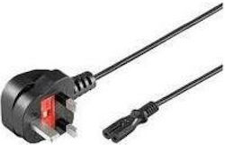 Dell IEC C7 / Type G (UK) - IEC C7 Cable 1m Μαύρο DF770 Dell IEC C7 / Type G (UK) - IEC C7 Cable 1m Μαύρο DF770