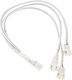 Kolink 4-Pin pwm - 4-Pin pwm / 4-Pin Fan Cable 0.35m Λευκό