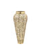 Keskor Decorative Vase Gold 21x21x48cm