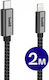 Buddi Flex USB-C to Lightning Cable 20W Μαύρο 2m