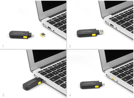 DeLock Converter USB-A female to Lightning female 1pcs 22031