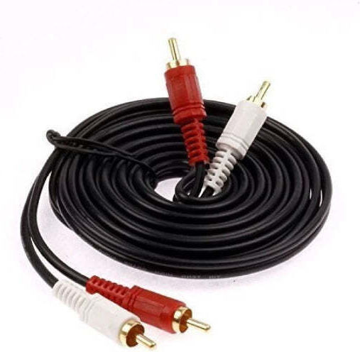 Cablu 2x RCA de sex masculin - 2x RCA de sex masculin 3m