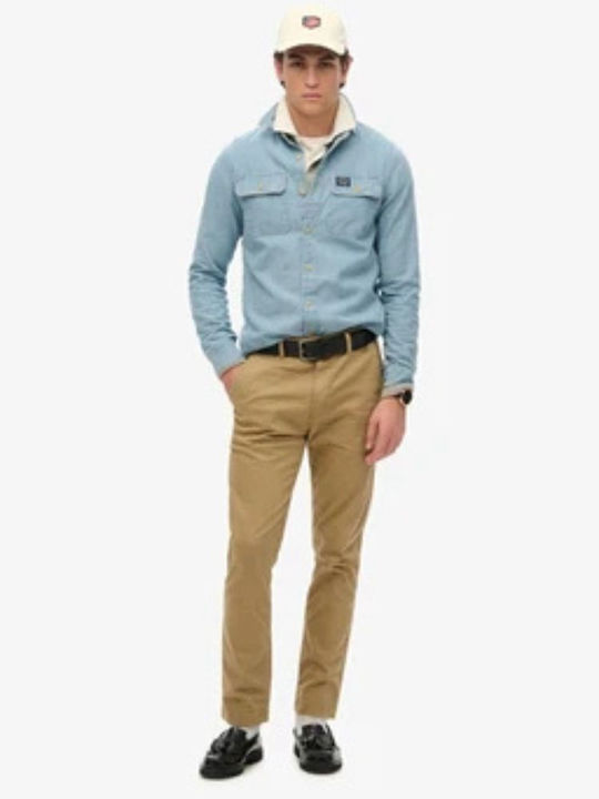 Superdry International Παντελόνι Chino Μπεζ