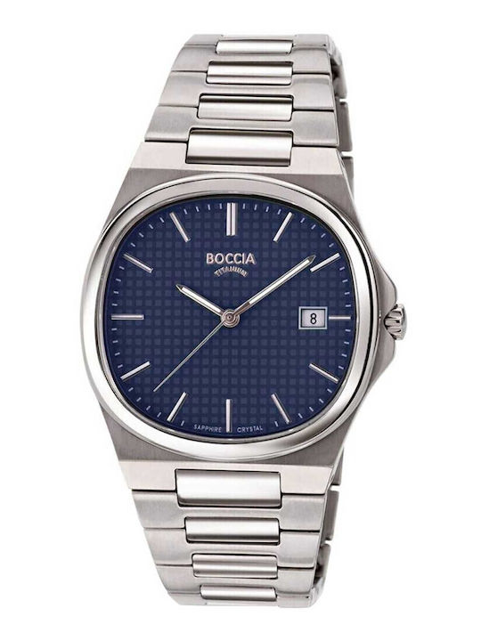 Boccia Damen Uhr mit Silber Metallarmband