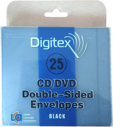 Digitex Φάκελοι Διπλής Όψης Cd Dvd