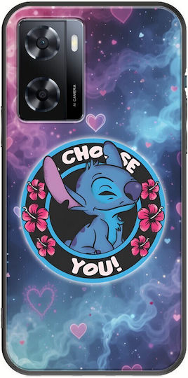 Carcasă I Choose You Albastru Oppo A57s TPU Negru Silicon Negru