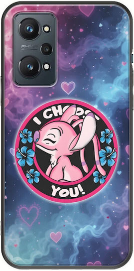 Hülle I Choose You Pink Realme GT Neo 2 5G Schwarz TPU Schwarzes Silikon