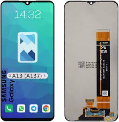 Екран Samsung със Сензорен Механизъм за Samsung A137F, Galaxy A13 2022 (Черен)