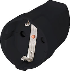 Adeleq Female Schuko Plug Black Adeleq Female Schuko Plug Black