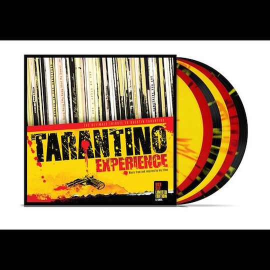 V A Tarantino Experience Box Set Жълто Червено Черно Пръски 6 Винила